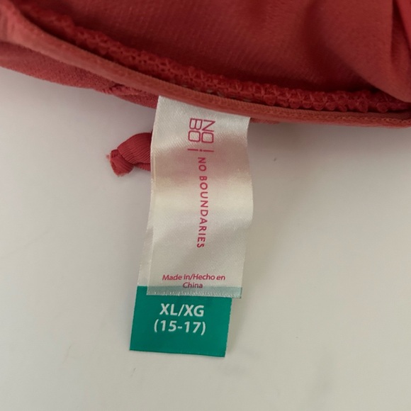 Bundle 4 bikini tops Coral Halter Green Strappy Ribbed Palm Tree Earth tones - L - Picture 4 of 16